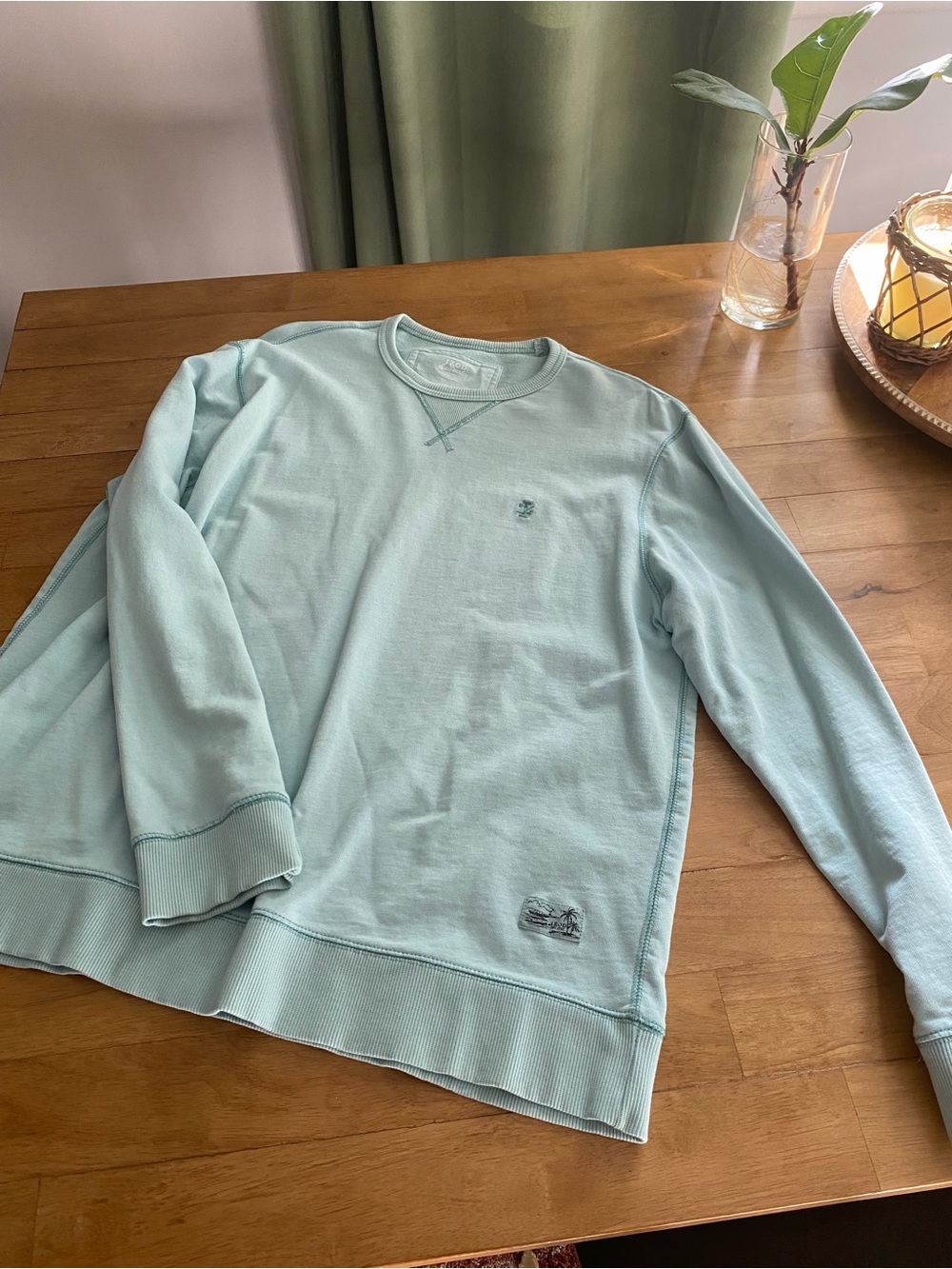 Izod Men's Mint Crewneck Sweatshirt